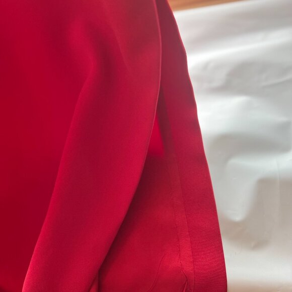 Red Long Plus Size Dress - Picture 4 of 5